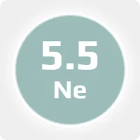 Неон (Ne) 5.5 (99,9995%) в баллоне сталь ISO 50 л., наполнение 10м3, соединение DIN 9 (G 3/4 прав.), с баллоном