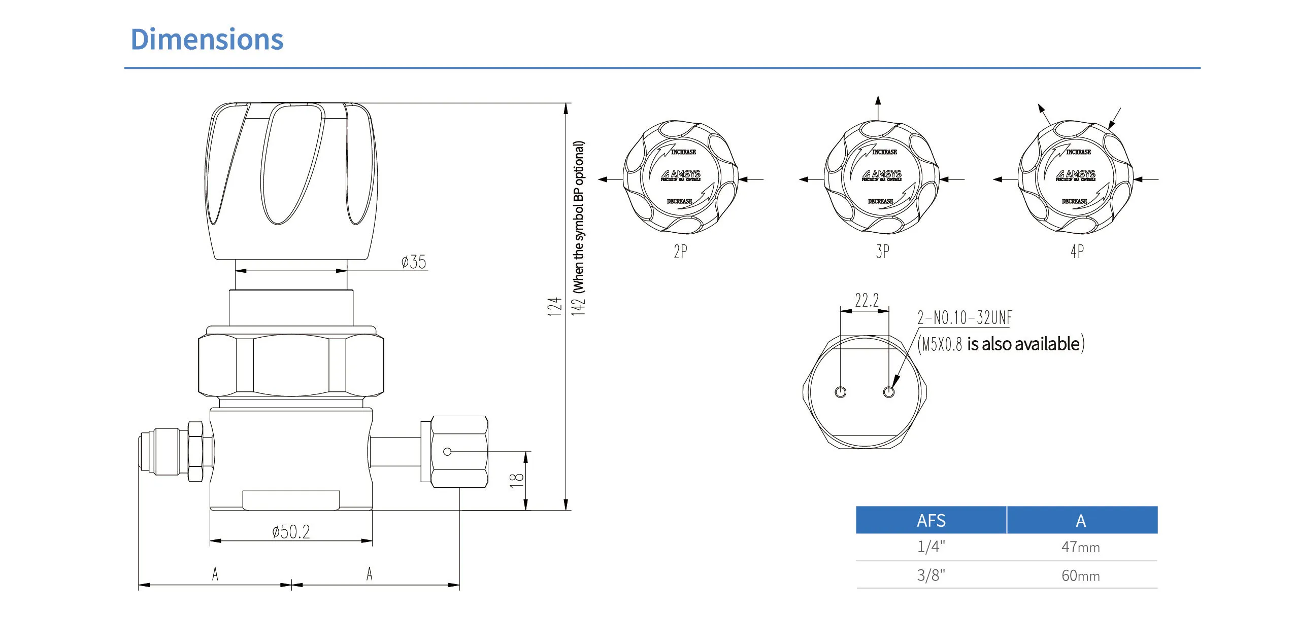 Регулятор AMFLO UHP AU21 Материал: Код ZHP (Body,Gland-SUS316L, Poppet, Nozzle, Diaphragm - Hastelloy® C-22, Seat: PCTFE) ; Поверхность 0.13 um; 3х портовый с манометром, CV-0.09