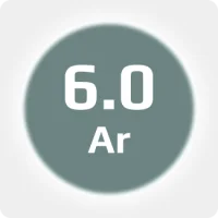 Аргон (Ar) 6.0 (99,9999%)в баллоне 50л 200бар, соединение  G3/4 (DIN 9)