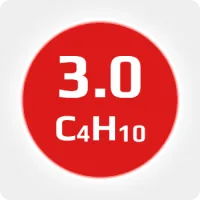 Бутан (C4H10) 3.0 (99,9%) в баллоне 50л (20кг) соединение W21,8х1/14'' (DIN1) (с баллоном) (комплект)