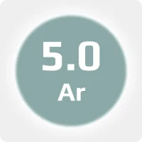Аргон (Ar) 5.0 (99,999%) в баллоне 40л 150бар, соединение  G3-4 (DIN 9)
