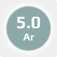 Аргон (Ar) 5.0 (99,999%)в баллоне 50л 200бар, соединение  G3-4 (DIN 9)