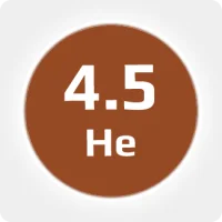 Гелий (He) марка А 4.5 (99,995%)в баллоне 40л, 150 бар, соединение  G 3-4 (DIN 9)