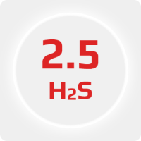 Сероводород (H2S) 2.5 (99,5%) в баллоне 10л (6 кг) соединение W21,8x1/14'' (DIN 6)